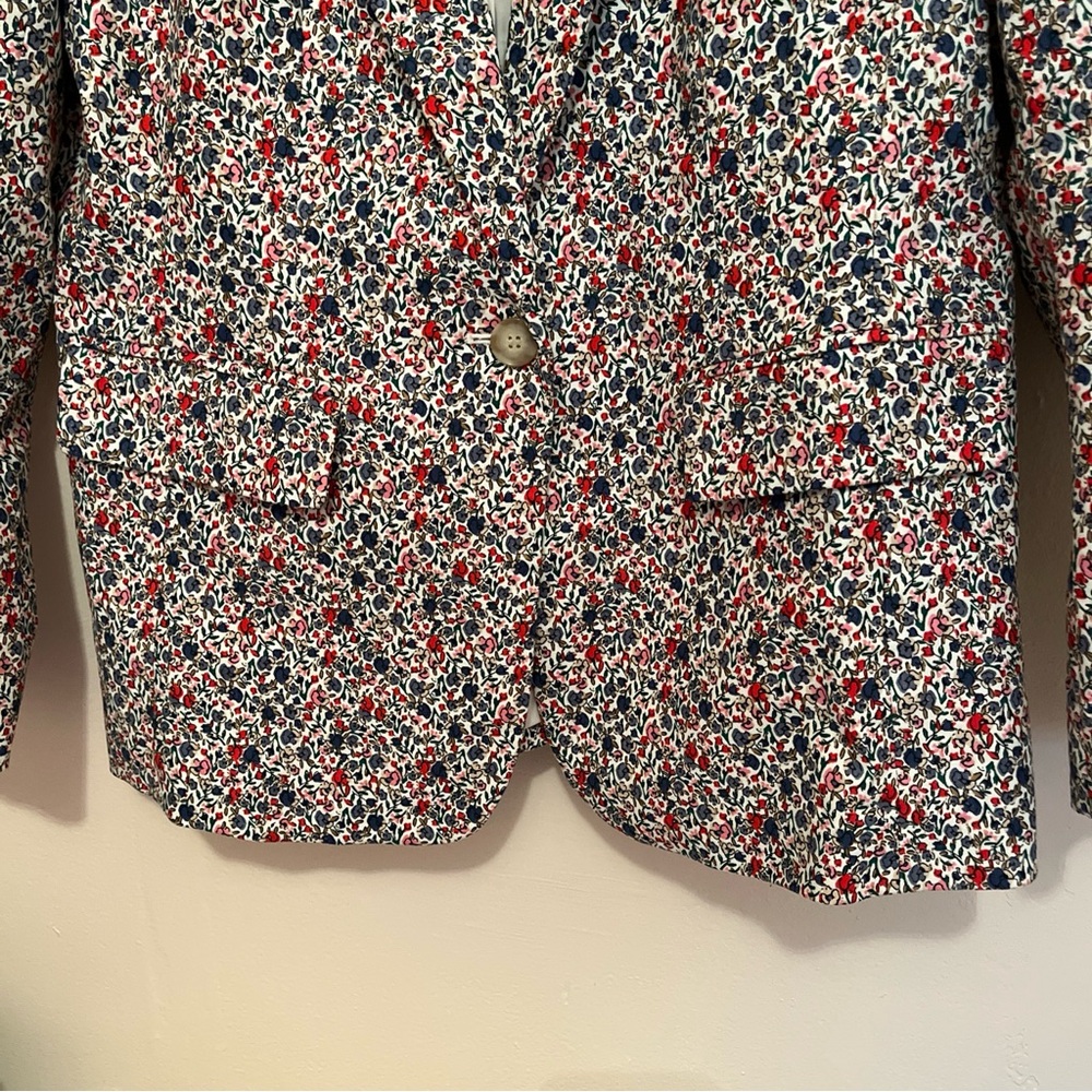 Loft Multicolor Patterned Blazer - image 5
